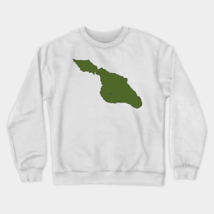 Santa Catalina Island Map Crewneck Sweatshirt